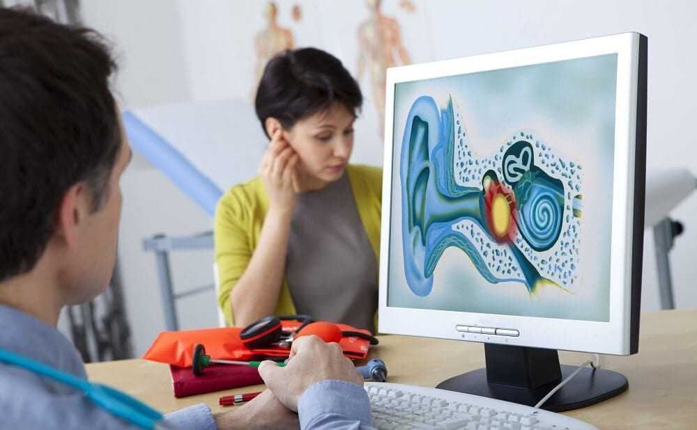 Диагностический прием при шуме в ушах